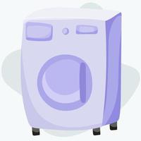 illustratie van de wasmachine vector