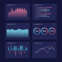 Grafieken UI Kits Concept vector