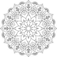 mandala kleur boek, creatief luxe van mandala illustratie vector