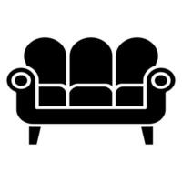 meubilair icoon vector. fauteuil illustratie teken. sofa symbool of logo. vector