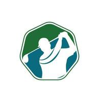 golf logo schommel schieten gebruik voor golf club vector