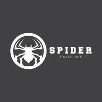 spin logo, insect dier vector, minimalistische ontwerp symbool illustratie silhouet vector