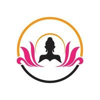 budha purnima logo vector