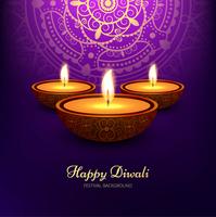 Modern, elegant diwali-ontwerp vector