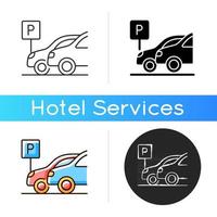 auto parkeren pictogram vector