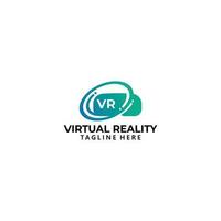 virtueel realiteit logo icoon vector geïsoleerd