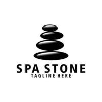 spa steen logo icoon vector geïsoleerd