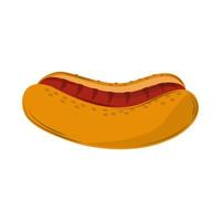 fastfood-hotdog vector