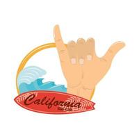 california surfclub vector