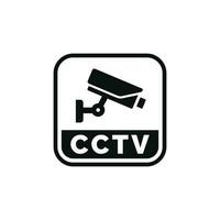 waarschuwing cctv toezicht sticker icoon geïsoleerd Aan wit achtergrond vector