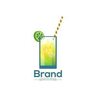 het beste creatief minimaal bedrijf merk mimosa drinken illustratie logo sjabloon. mimosa drinken vector logo ontwerp. mimosa citroen bril logo met een plak van citroen en een plak van smaak citroen.