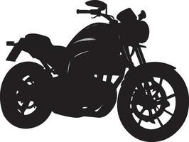 motorfiets vector silhouet illustratie, zwart kleur motor fiets silhouet