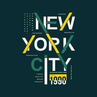 nieuw york stad belettering grafisch, typografie t shirt, vector ontwerp illustratie, mooi zo voor gewoontjes stijl