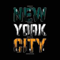 nieuw york stad abstract grafisch, typografie vector, t overhemd ontwerp illustratie, mooi zo voor klaar afdrukken, en andere gebruik vector