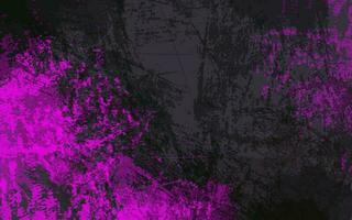 abstract grunge structuur plons verf zwart en Purper achtergrond vector