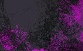 abstract grunge structuur plons verf zwart en Purper achtergrond vector