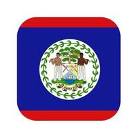 Belize vlag eenvoudige illustratie voor onafhankelijkheidsdag of verkiezing vector