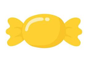 geel snoep wikkel icoon clip art tekenfilm geanimeerd vector