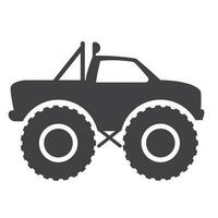 monster truck icoon vector