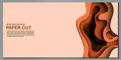 modern abstract papier besnoeiing uit achtergrond voor website, banier, behang, brochure, poster. vector
