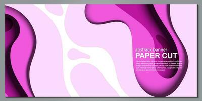 modern abstract papier besnoeiing uit achtergrond voor website, banier, behang, brochure, poster. vector