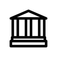 pantheon icoon lijn stijl vector