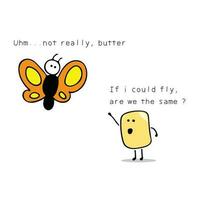 schattig vlinder en boter vector tekenfilm mascotte karakter vector illustratie kleur kinderen tekenfilm clip art