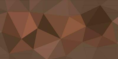 abstract mahonie bruin meetkundig achtergrond met driehoeken vector