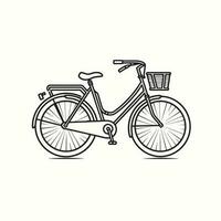 fiets icoon ontwerp fiets illustratie voertuig tekenfilm vector grafisch