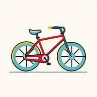 fiets icoon ontwerp fiets illustratie voertuig tekenfilm vector grafisch