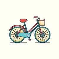 fiets icoon ontwerp fiets illustratie voertuig tekenfilm vector grafisch