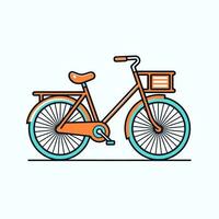 fiets icoon ontwerp fiets illustratie voertuig tekenfilm vector grafisch