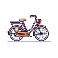 fiets icoon ontwerp fiets illustratie voertuig tekenfilm vector grafisch