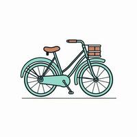 fiets icoon ontwerp fiets illustratie voertuig tekenfilm vector grafisch