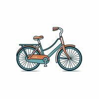 fiets icoon ontwerp fiets illustratie voertuig tekenfilm vector grafisch