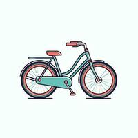 fiets icoon ontwerp fiets illustratie voertuig tekenfilm vector grafisch