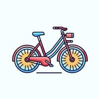 fiets icoon ontwerp fiets illustratie voertuig tekenfilm vector grafisch