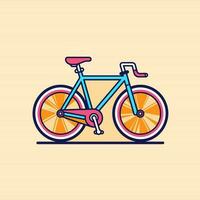 fiets icoon ontwerp fiets illustratie voertuig tekenfilm vector grafisch