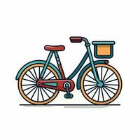 fiets icoon ontwerp fiets illustratie voertuig tekenfilm vector grafisch