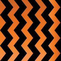 zwart en oranje zig zag lijnen patroon vector