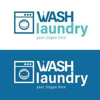 wasserij wassen bedrijf logo sjabloon vector