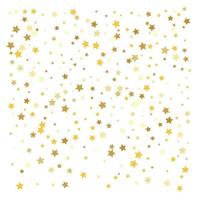 gouden sterren confetti-viering vector