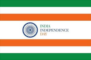 gelukkig onafhankelijkheid dag Indië sjabloon ontwerp mooi zo voor website banier en groet kaart. vector