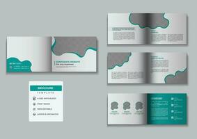 geweldig landschap brochure of profiel ontwerp voor uw bedrijf of bedrijf vector