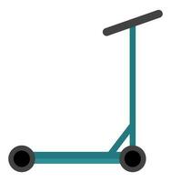 vector scooter icoon. vlak kind vervoer illustratie geïsoleerd Aan wit achtergrond. actief sport uitrusting teken. gemakkelijk actief hobby afbeelding. alternatief ecologisch vervoer concept