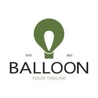 gemakkelijk ballon logo, voor kinderen evenement, speelgoed- winkel, verjaardag, vakantie vector