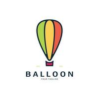 gemakkelijk ballon logo, voor kinderen evenement, speelgoed- winkel, verjaardag, vakantie vector