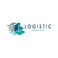 logistiek logo icoon illustratie vector ontwerp distributie symbool levering van goederen economie financiën