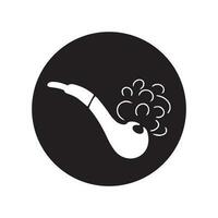 roken pijp icoon clip art logo vector