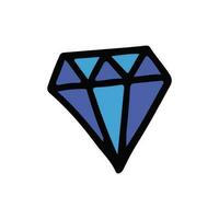 diamant pictogram vectorillustratie vector